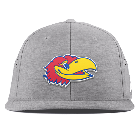 University of Kansas "KU Big Jay" Flat Performance Heather Gray