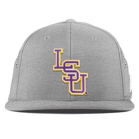 Louisiana State University "LSU Baseball Purple" Flat Performance Heather Gray
