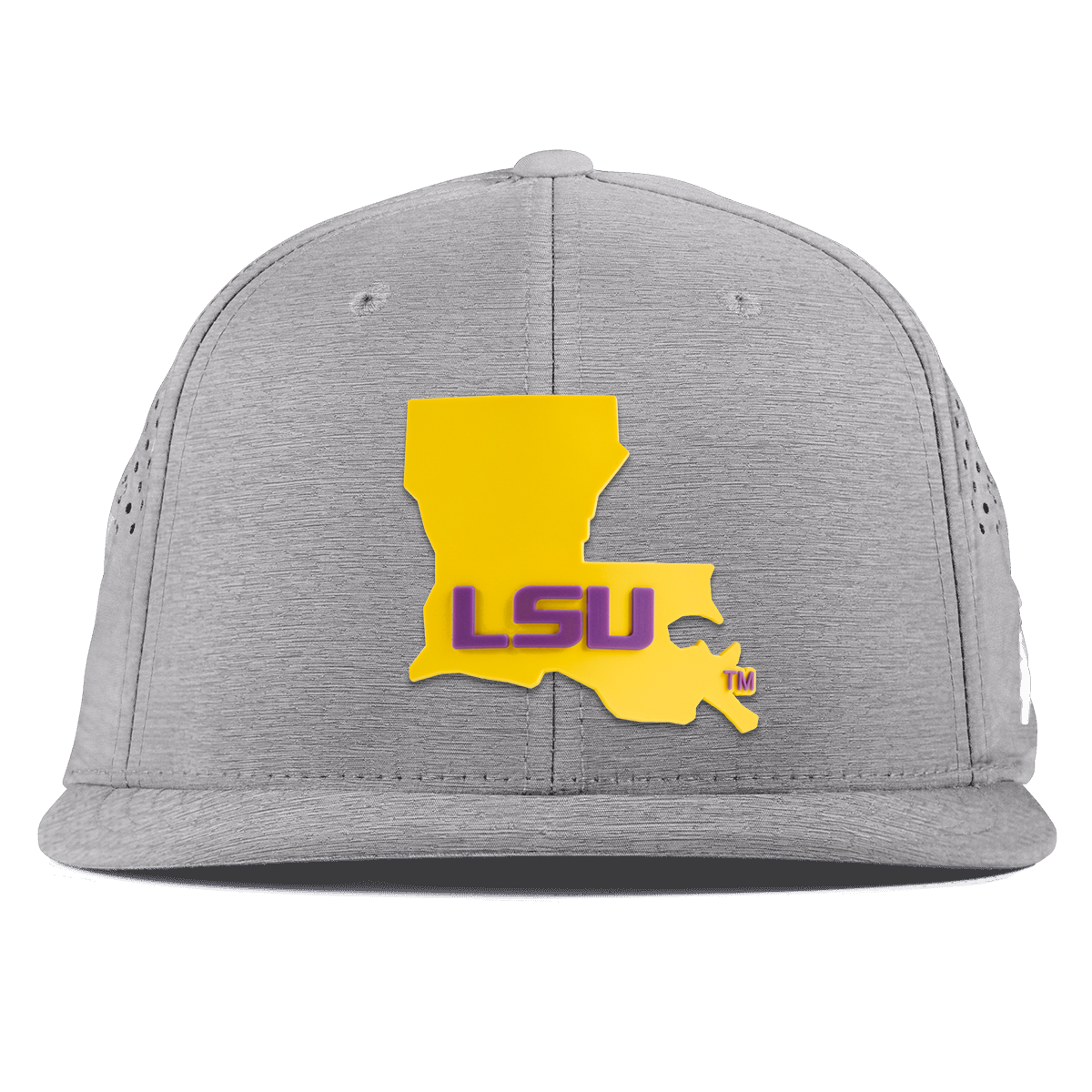 Louisiana State University "LSU Gold State" Flat Performance Heather Gray