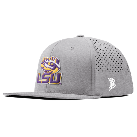 Louisiana State University "LSU Tiger Eye" Flat Performance Heather Gray