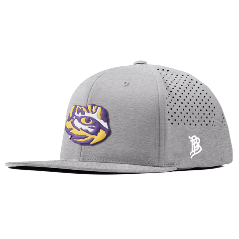 Louisiana State University "LSU Tiger Team Logo" Flat Performance Heather Gray