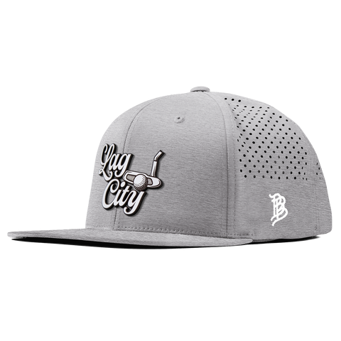 Lag City Script Flat Performance Heather Gray