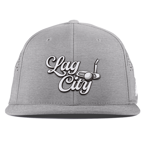Lag City Script Flat Performance Heather Gray