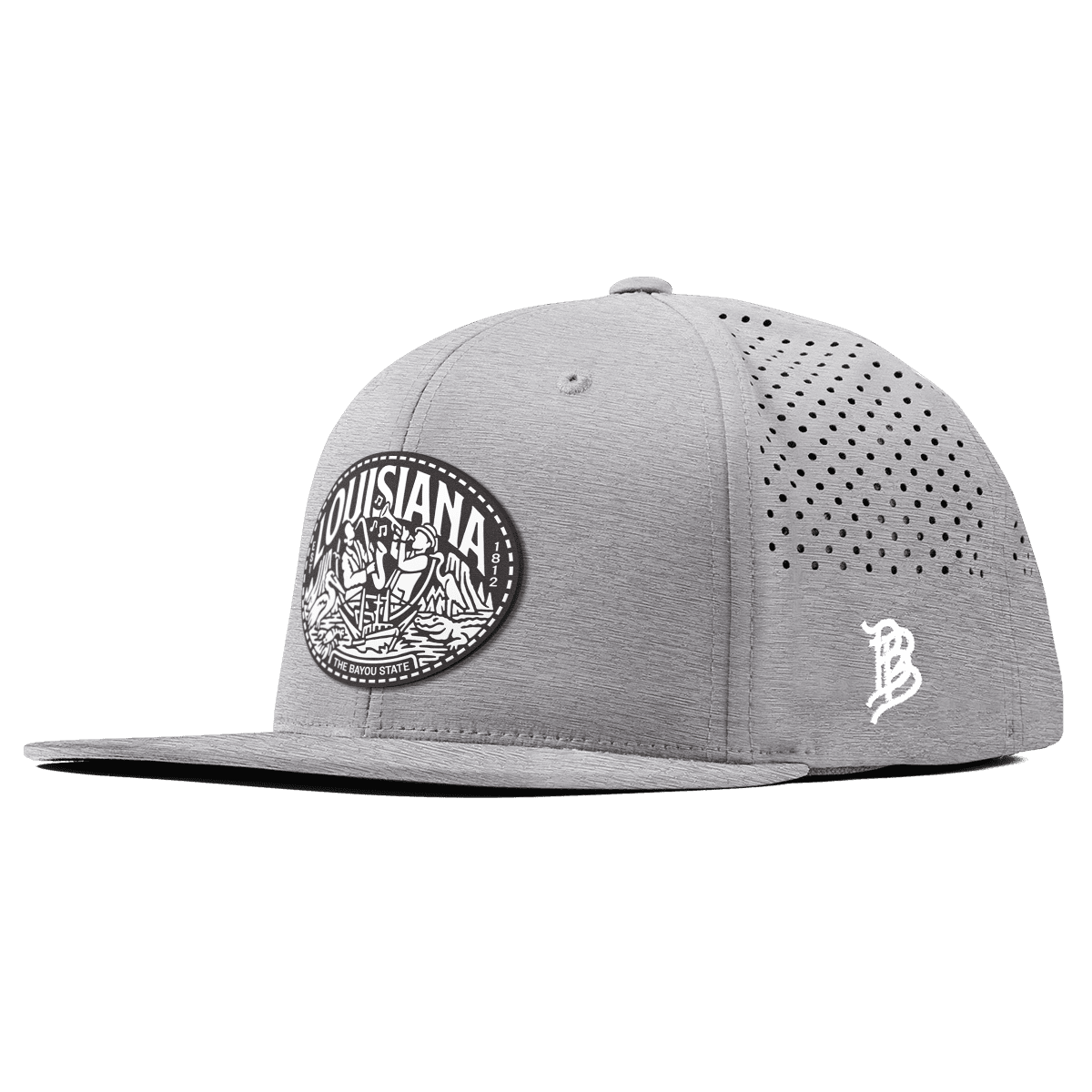 Louisiana Traveler Flat Performance Heather Gray