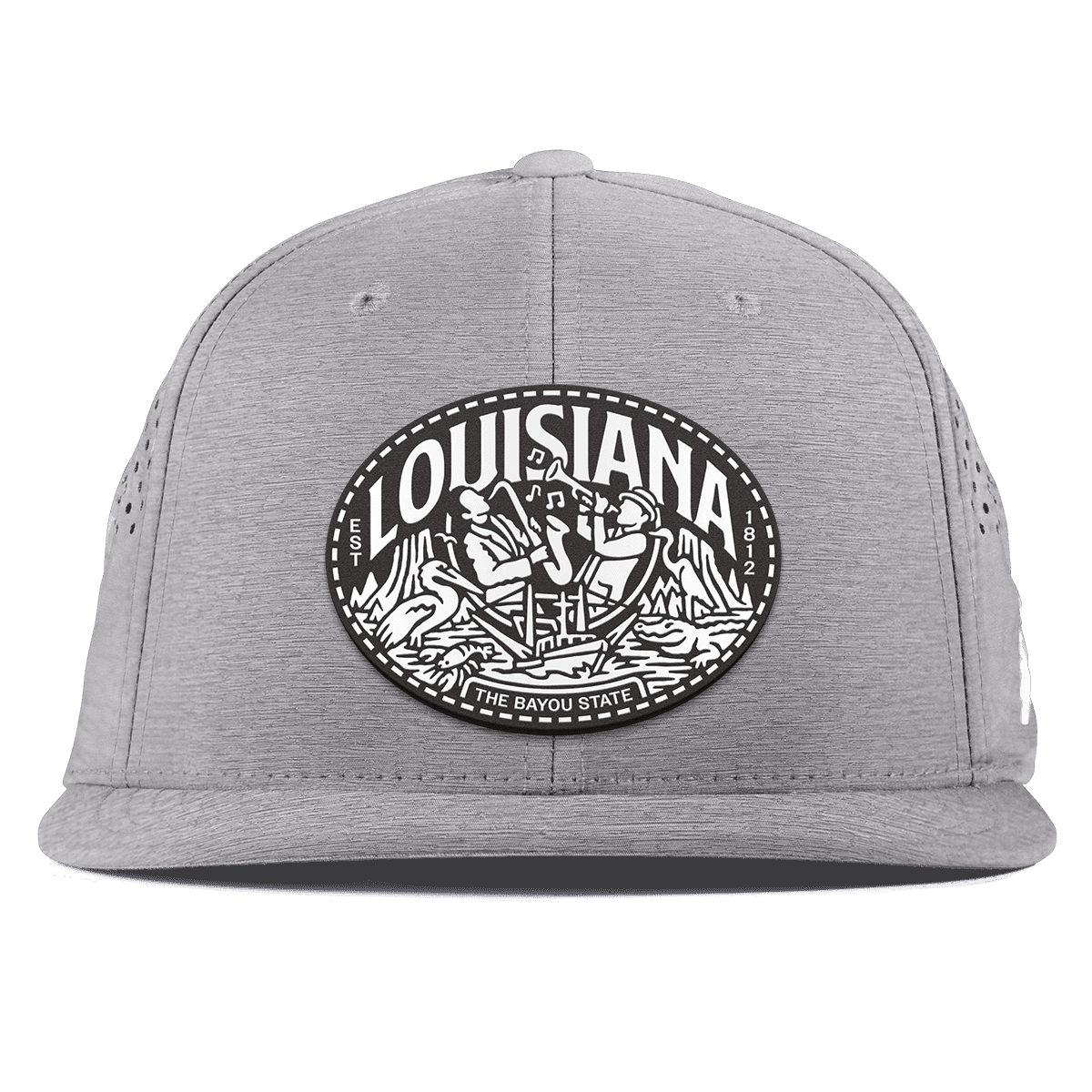 Louisiana Traveler Flat Performance Heather Gray
