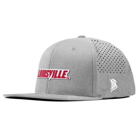 University of Louisville "Louisville Block" Flat Performance Heather Gray