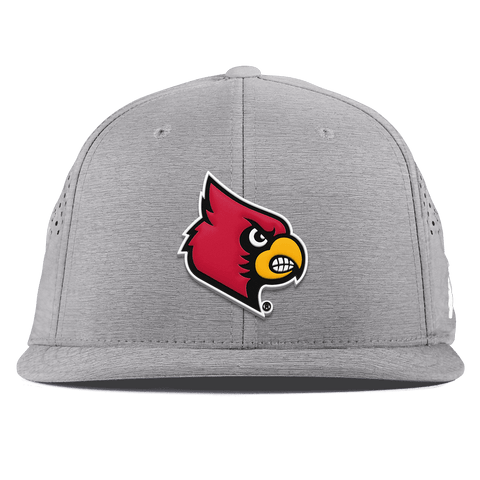 University of Louisville "Louisville Team Logo" Flat Performance Heather Gray