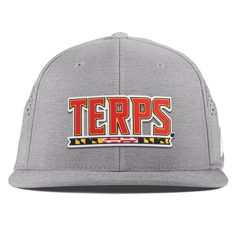 University of Maryland "Maryland Terps" Flat Performance Heather Gray