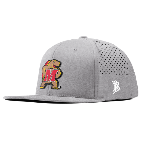 University of Maryland "Maryland Terrapin Team Logo" Flat Performance Heather Gray