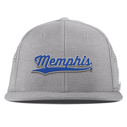 University of Memphis "Memphis Script" Flat Performance Heather Gray
