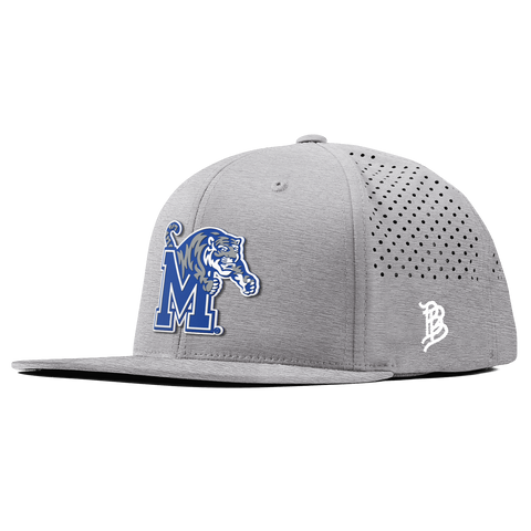 University of Memphis "Memphis Team Logo" Flat Performance Heather Gray