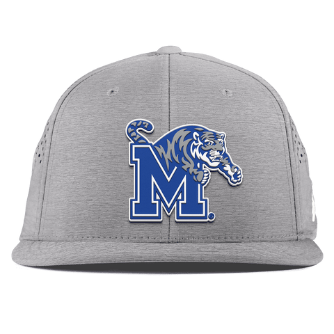University of Memphis "Memphis Team Logo" Flat Performance Heather Gray