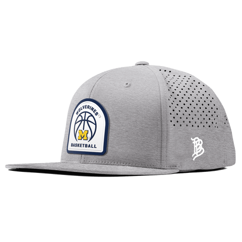 University of Michigan "Michigan Basketball" Flat Performance Heather Gray