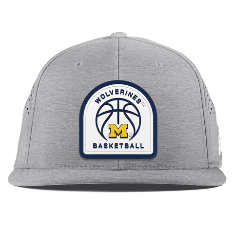 University of Michigan "Michigan Basketball" Flat Performance Heather Gray