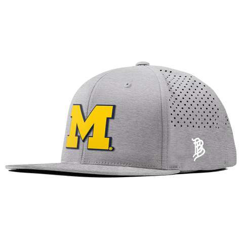 University of Michigan "Michigan Block" Flat Performance Heather Gray