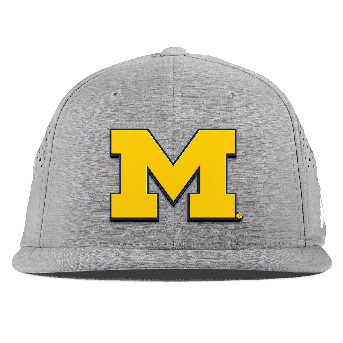 University of Michigan "Michigan Block" Flat Performance Heather Gray