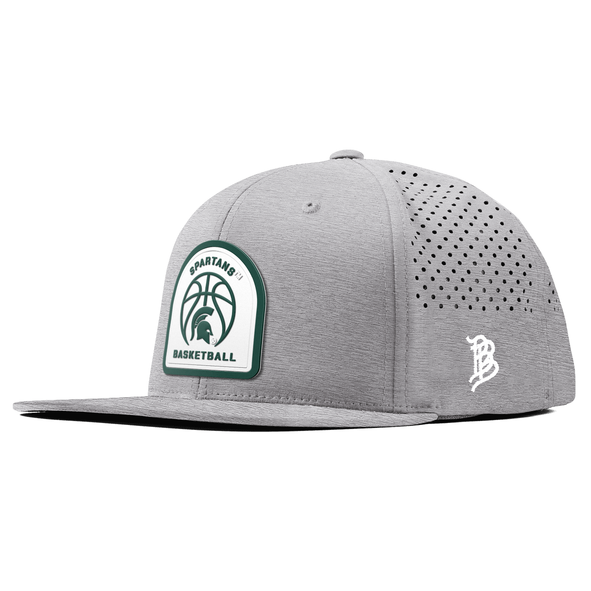 Michigan State University "Michigan State Basketball" Flat Performance Heather Gray