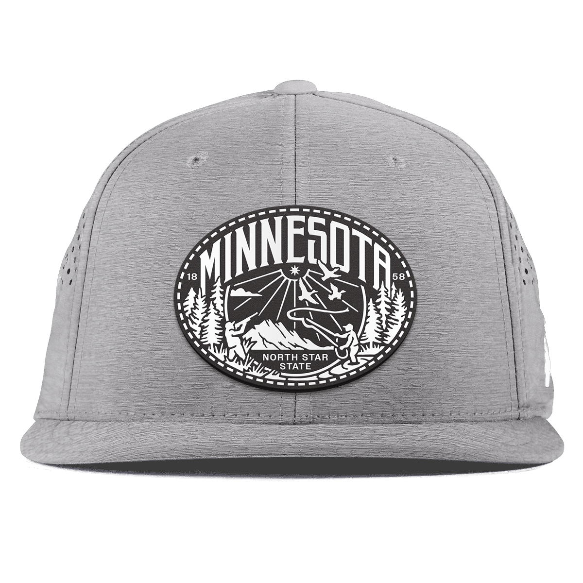 Minnesota Traveler Flat Performance Heather Gray
