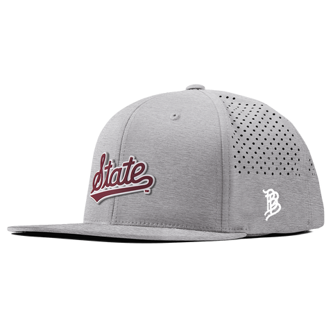 Mississippi State University "Mississippi State Script" Flat Performance Heather Gray