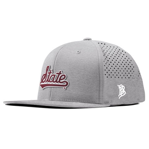 Mississippi State University "Mississippi State Script" Flat Performance Heather Gray