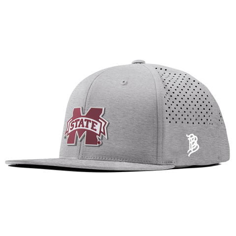 Mississippi State University "Mississippi State Team Logo" Flat Performance Heather Gray