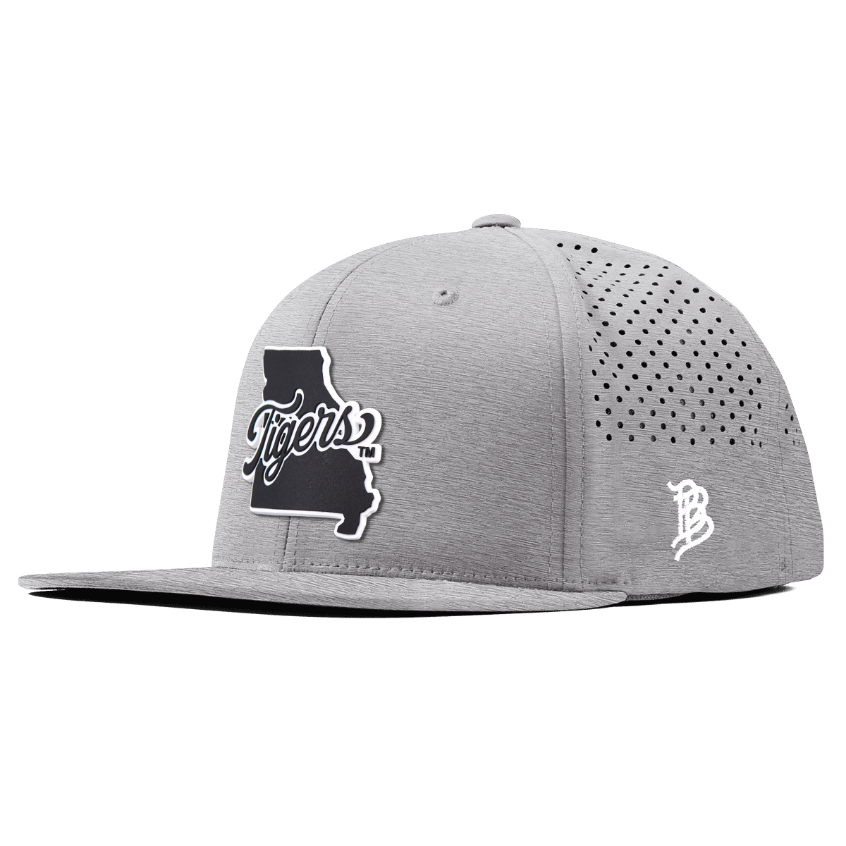 University of Missouri "Missouri Tigers State Script" Flat Performance Heather Gray