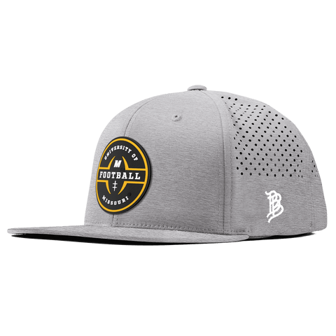 University of Missouri "Mizzou Football" Flat Performance Heather Gray