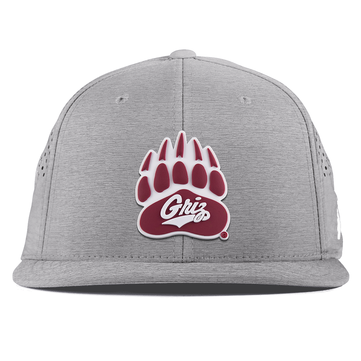 University of Montana "Montana Grizz" Flat Performance Heather Gray