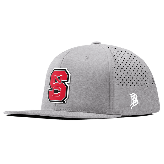 North Carolina State "NC State Block" Flat Performance Heather Gray