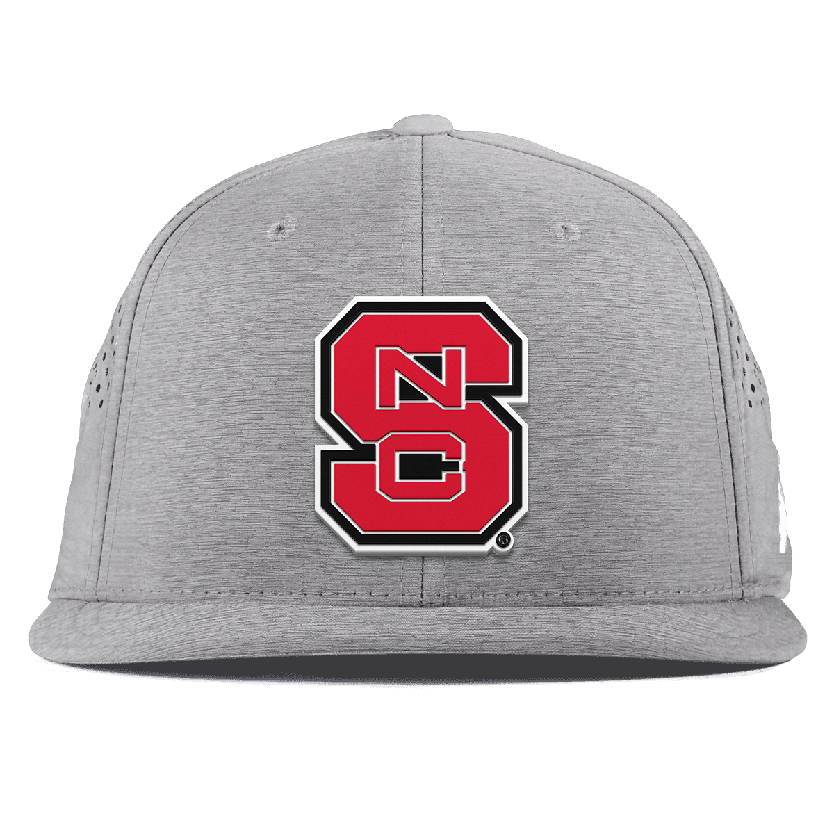North Carolina State "NC State Block" Flat Performance Heather Gray
