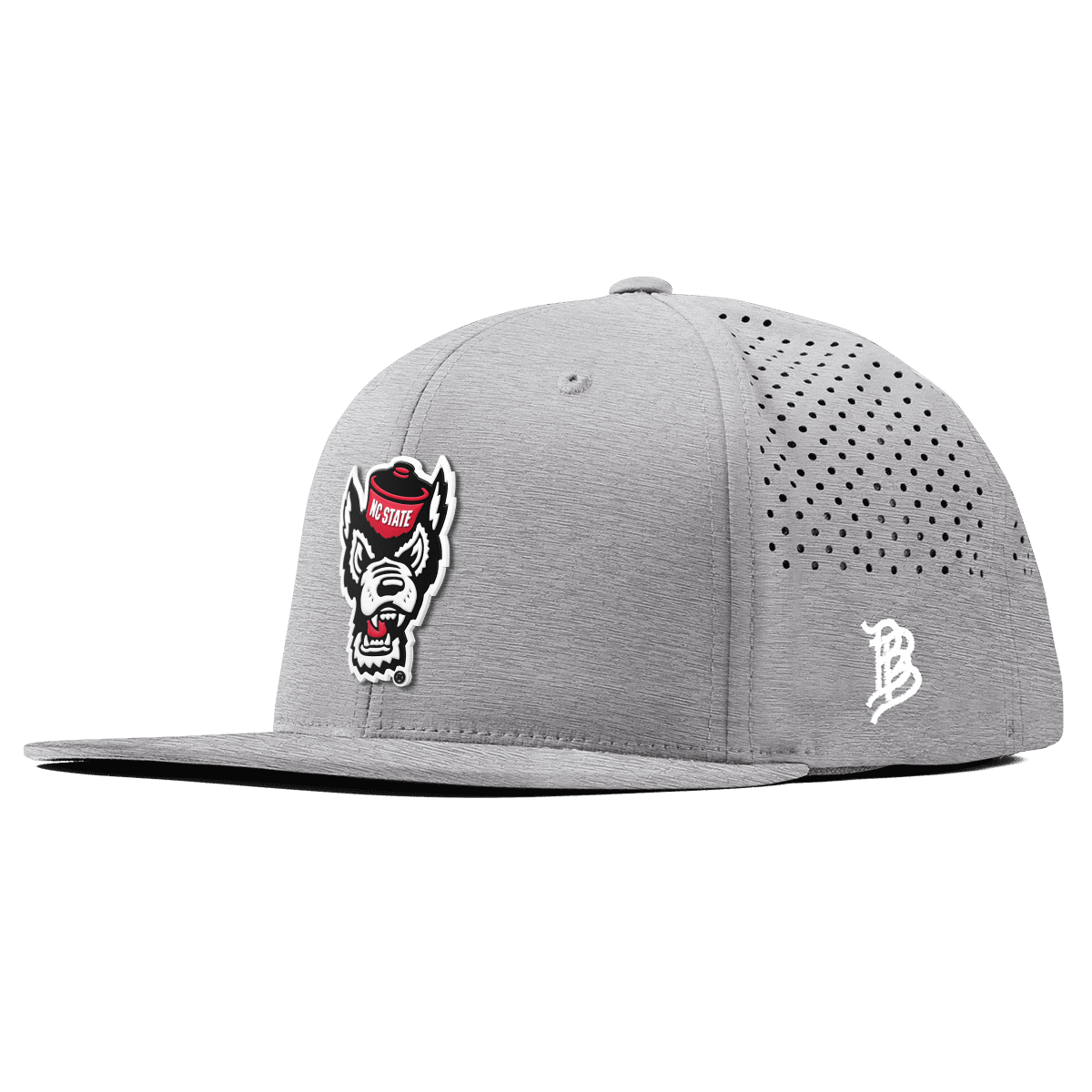 North Carolina State "NC State Team Logo" Flat Performance Heather Gray