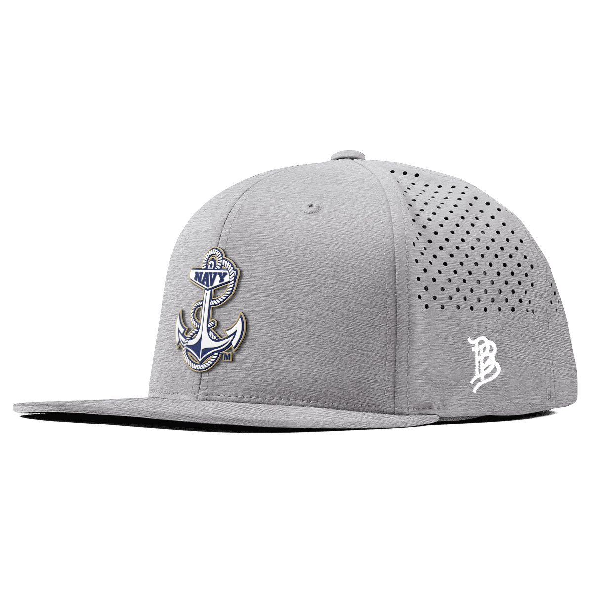 United States Naval Academy "Naval Academy Midshipman" Flat Performance Heather Gray