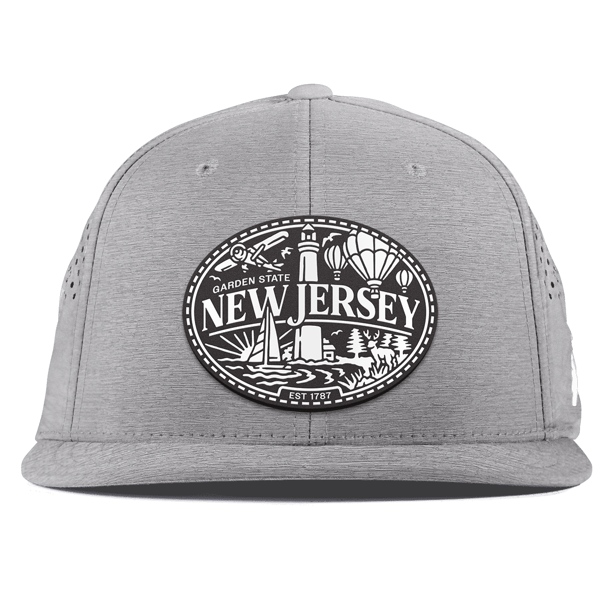 New Jersey Traveler Flat Performance Heather Gray