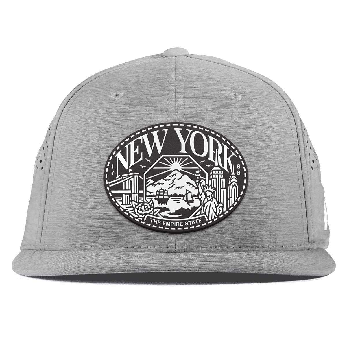 New York Traveler Flat Performance Heather Gray
