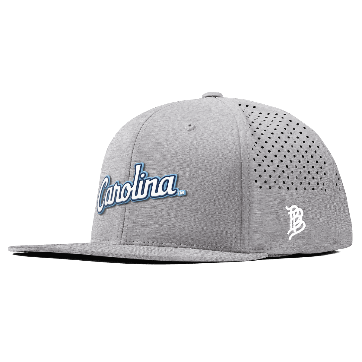 University of North Carolina "North Carolina Script" Flat Performance Heather Gray