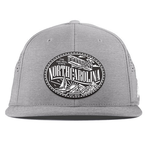 North Carolina Traveler Flat Performance Heather Gray