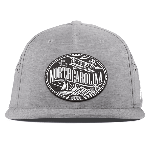 North Carolina Traveler Flat Performance Heather Gray