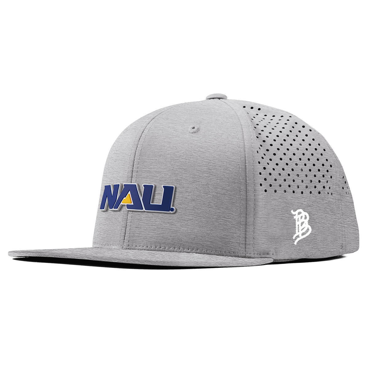 Northern Arizona University "Northern Arizona Block" Flat Performance Heather Gray