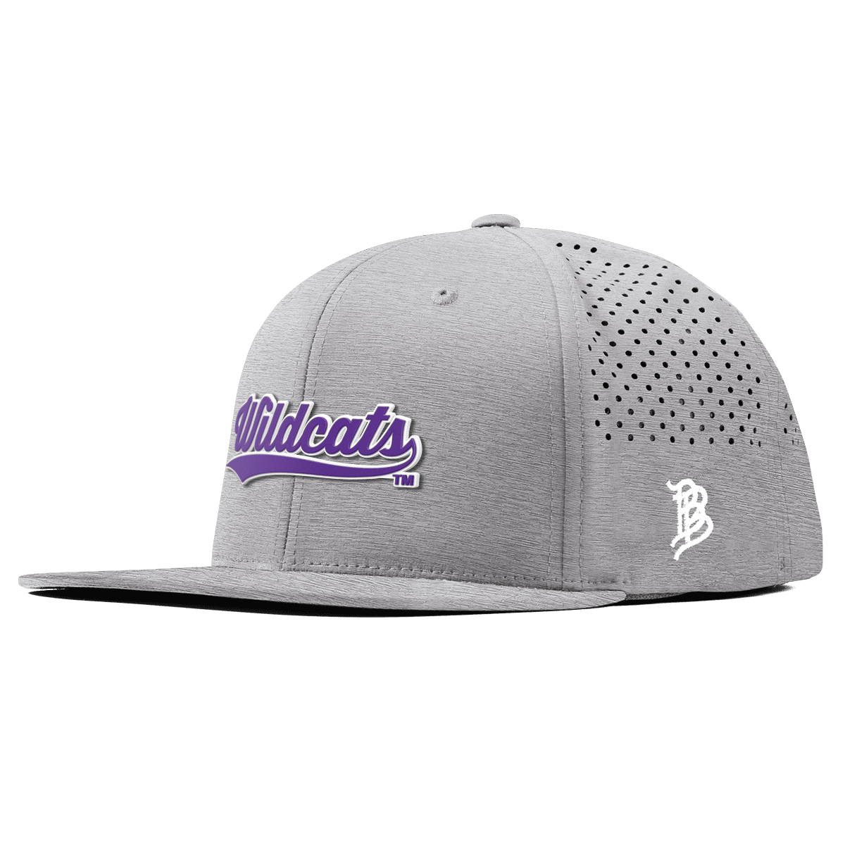 Northwestern University "Northwestern Wildcats Script" Flat Performance Heather Gray