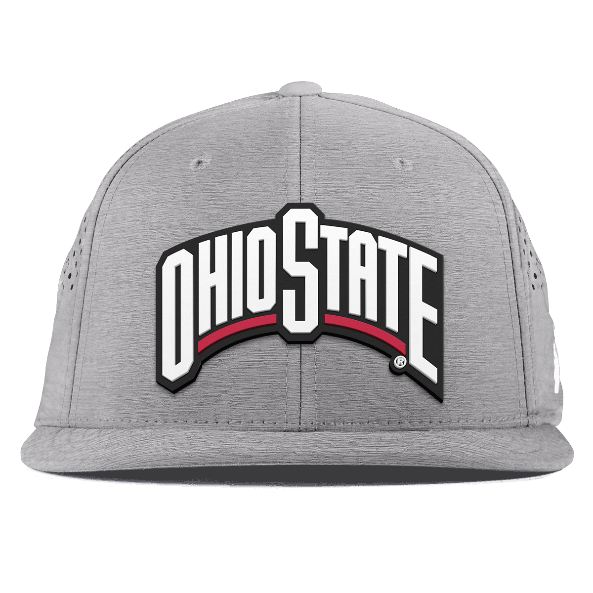 Ohio State University "Ohio State Block" Flat Performance Heather Gray
