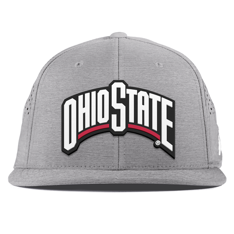 Ohio State University "Ohio State Block" Flat Performance Heather Gray