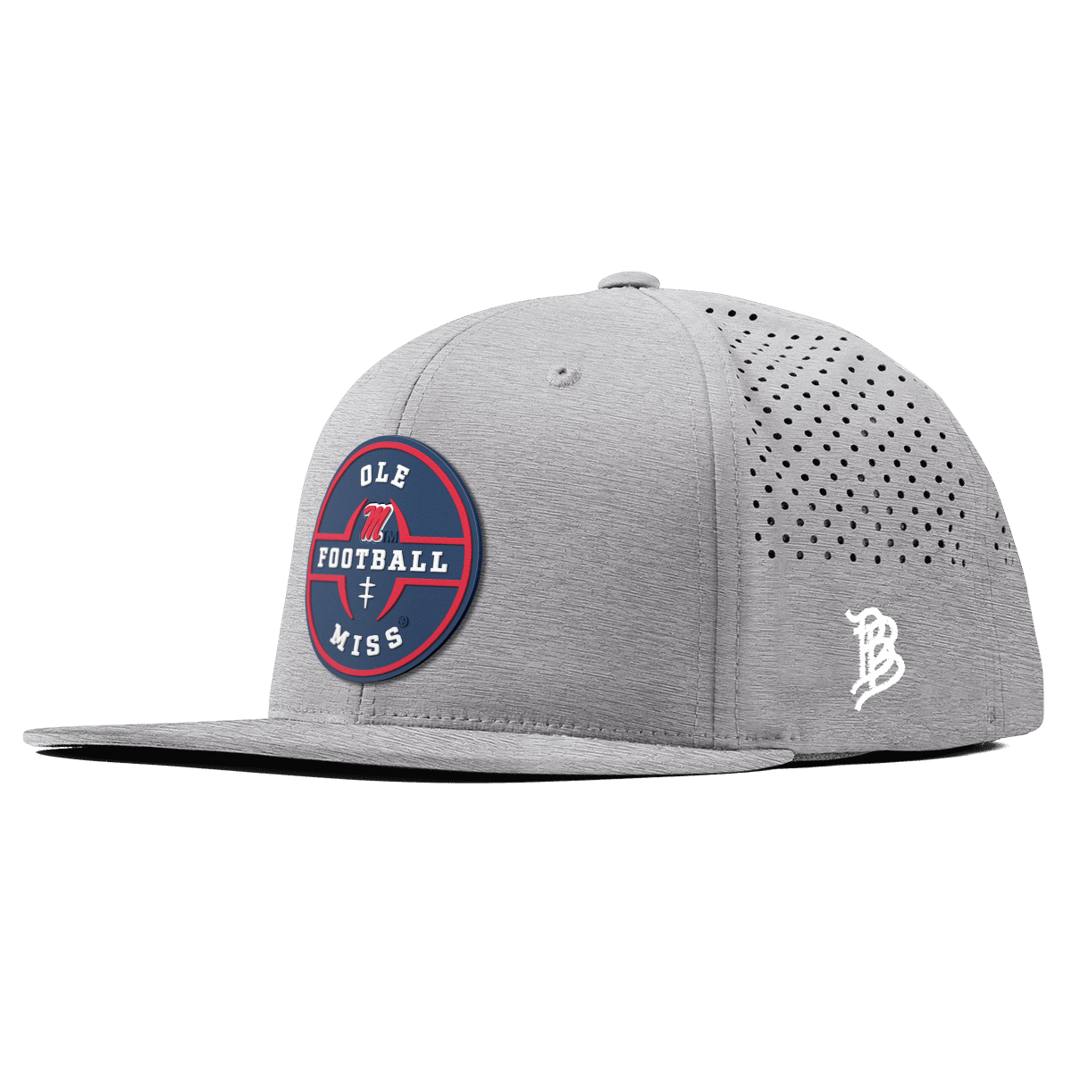 University of Mississippi "Ole Miss Football Legacy" Flat Performance Heather Gray
