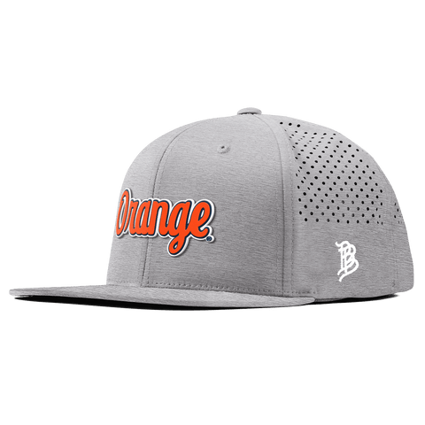 Syracuse University "Orange Throwback Script" Flat Performance Heather Gray