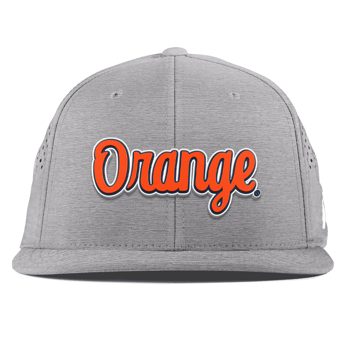 Syracuse University "Orange Throwback Script" Flat Performance Heather Gray