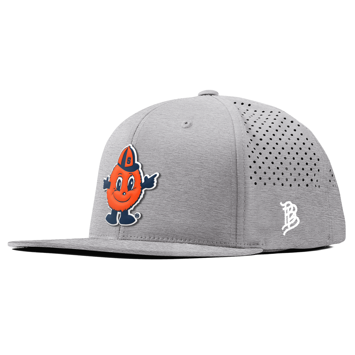 Syracuse University "Otto The Orange" Flat Performance Heather Gray