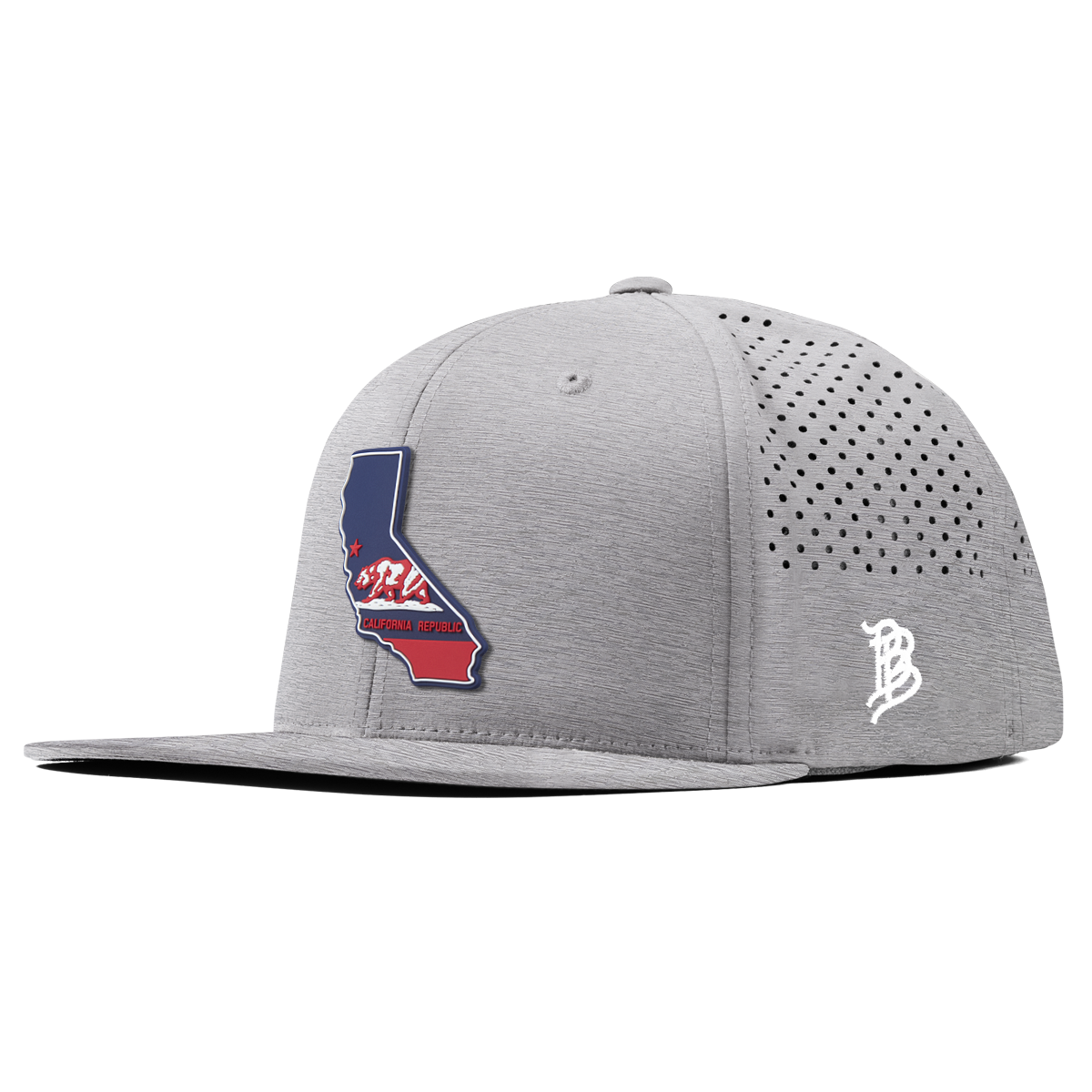 California Patriot Series Flat Performance Heather Gray