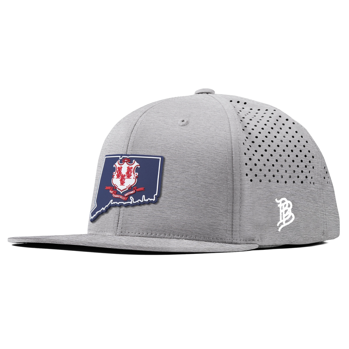 Connecticut Patriot Series Flat Performance Heather Gray