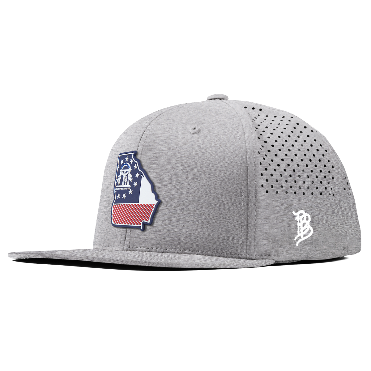 Georgia Patriot Series Flat Performance Heather Gray