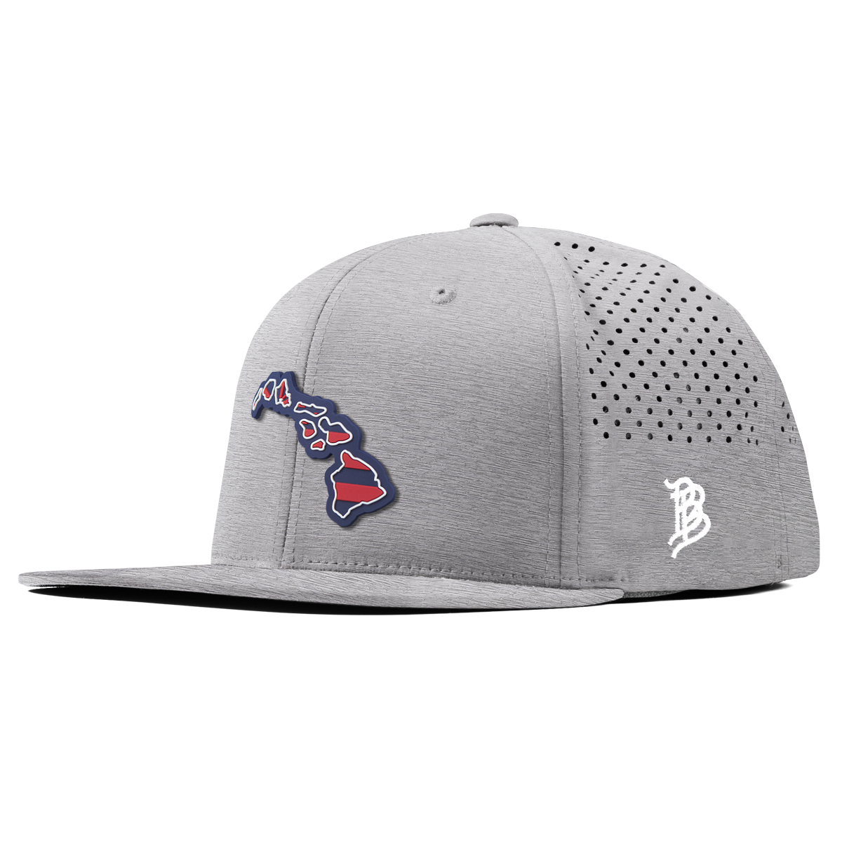 Hawaii Patriot Series Flat Performance Heather Gray