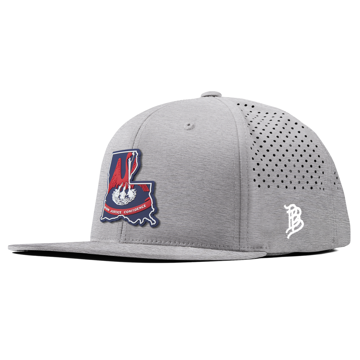 Louisiana Patriot Series Flat Performance Heather Gray